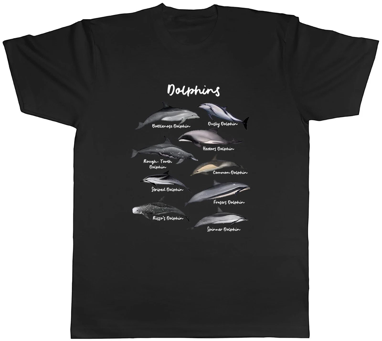 Dolphins of the Sea World Intelligent Mens T-Shirt Tee Gift Top Unisex T-shirt, Sweatshirt, Hoodie, Long Sleeve Tee - T-Shirt, Sweatshirt, Hoodie