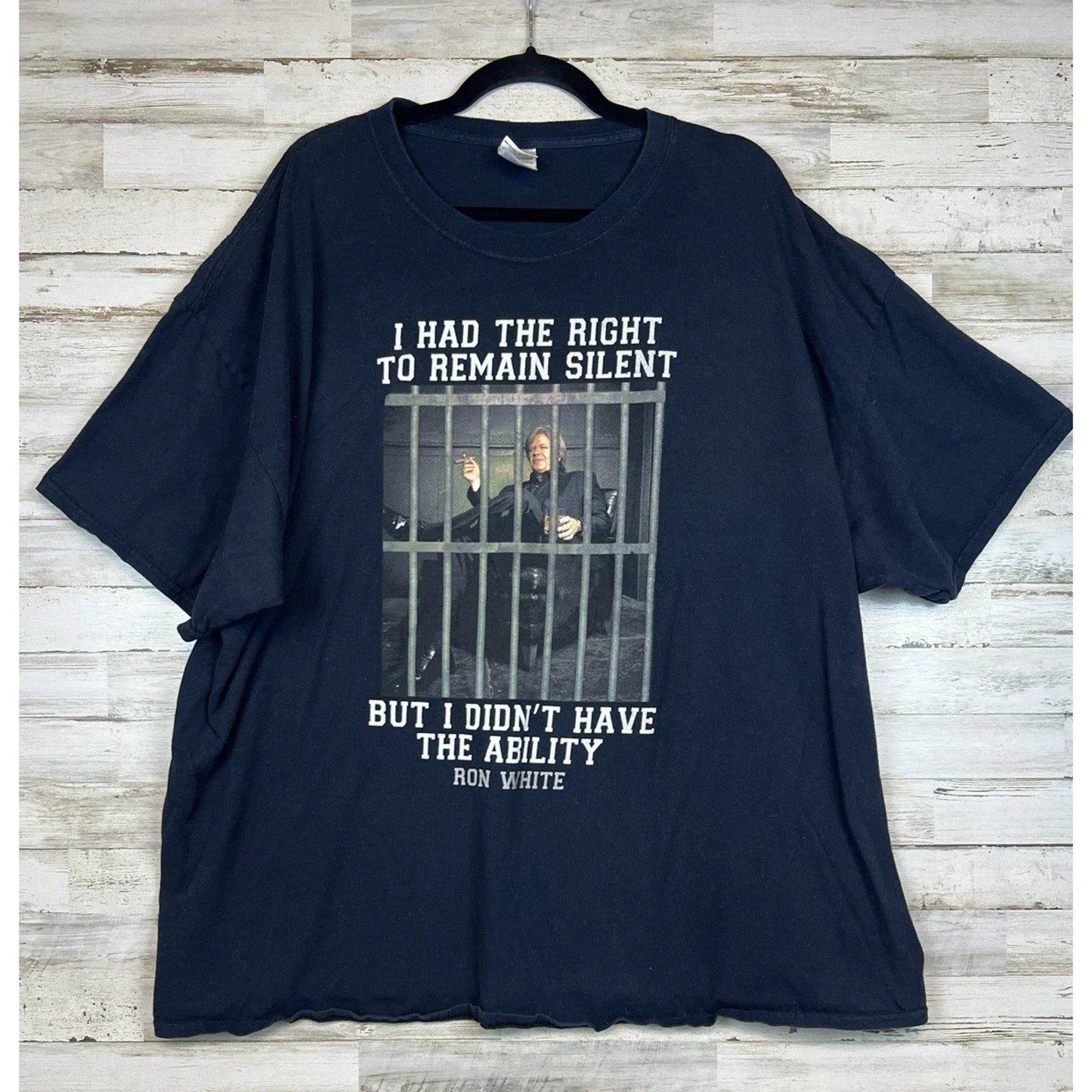 Ron White Comedy T Shirt 3XL Gildan Heavy Cotton Right to Remain Silent Unisex T-shirt, Sweatshirt, Hoodie, Long Sleeve Tee - T-Shirt, Sweatshirt, Hoodie