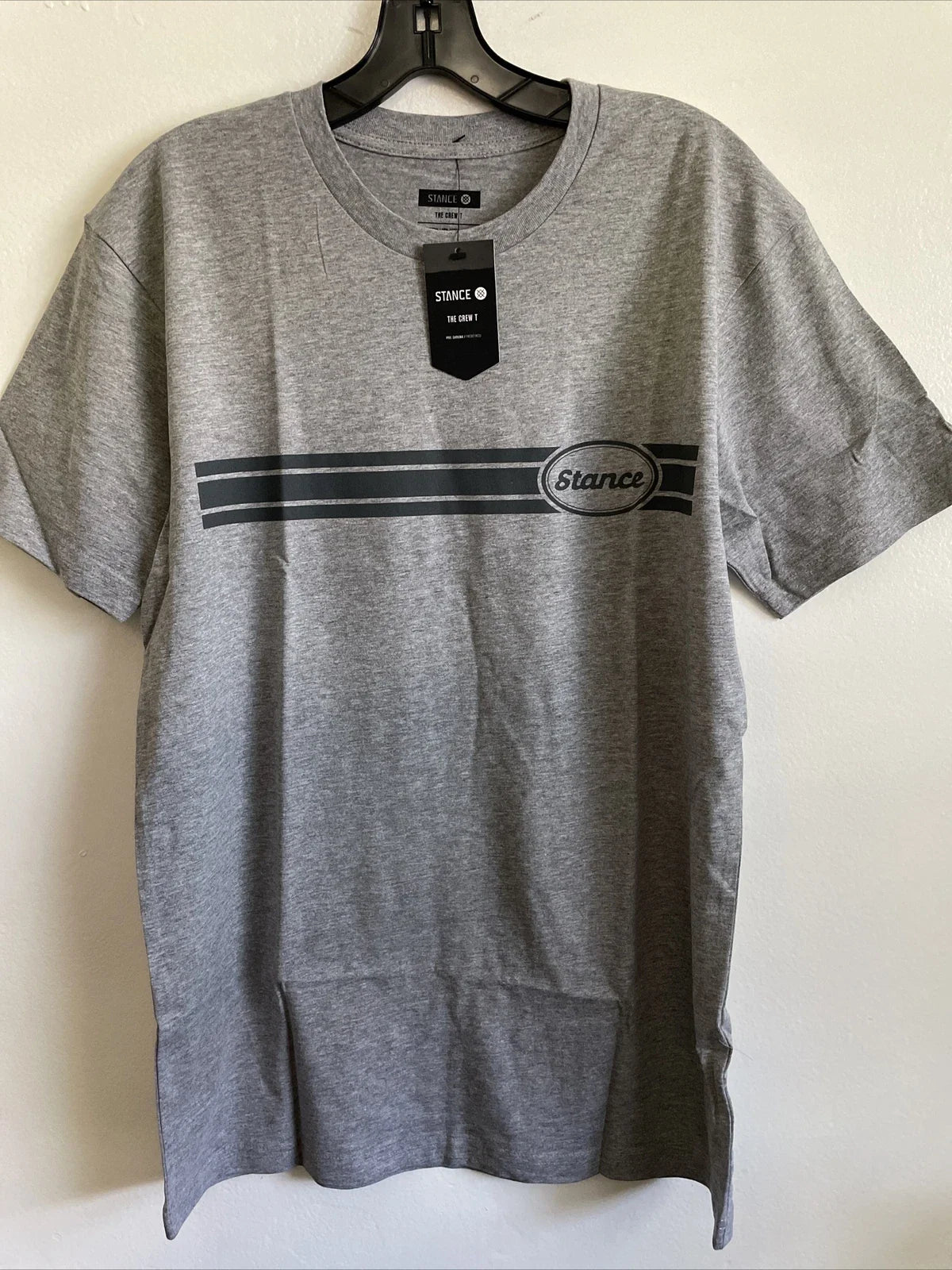 New Stance Designer Mens Graphic Street Style Logo Cotton Tee Shirt Size XL Gray Unisex T-shirt, Sweatshirt, Hoodie, Long Sleeve Tee - T-Shirt, Sweatshirt, Hoodie