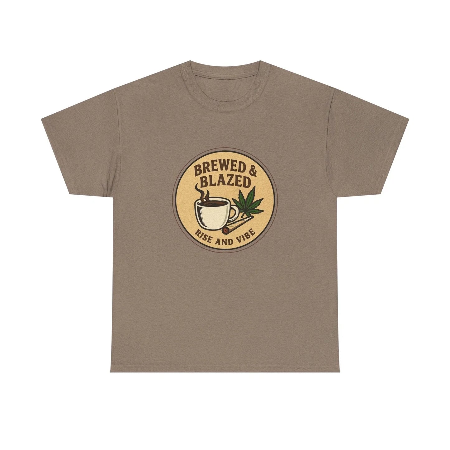 Funny Coffee and Cannabis Unisex Tee, Humorous Stoner Shirt, Sarcastic Weed Unisex T-shirt, Sweatshirt, Hoodie, Long Sleeve Tee - T-Shirt, Sweatshirt, Hoodie