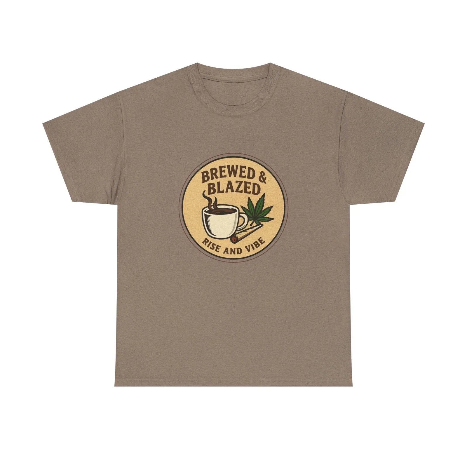 Funny Coffee and Cannabis Unisex Tee, Humorous Stoner Shirt, Sarcastic Weed Unisex T-shirt, Sweatshirt, Hoodie, Long Sleeve Tee - T-Shirt, Sweatshirt, Hoodie
