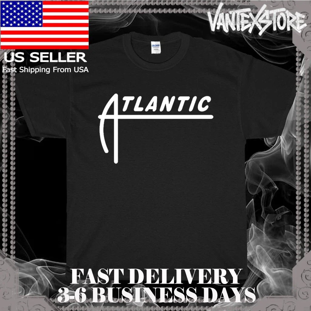 NEW SHIRT ATLANTIC RECORDS LOGO MEN'S T-SHIRT FUNNY AMERICAN USA SIZE S-5XL Unisex T-shirt, Sweatshirt, Hoodie, Long Sleeve Tee - T-Shirt, Sweatshirt, Hoodie