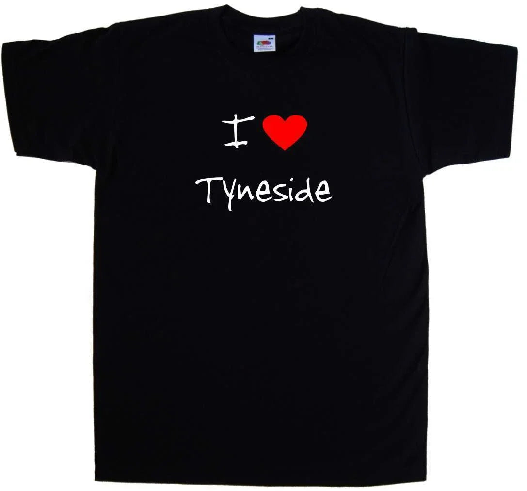 I Love Heart Tyneside T-Shirt Unisex T-shirt, Sweatshirt, Hoodie, Long Sleeve Tee - T-Shirt, Sweatshirt, Hoodie