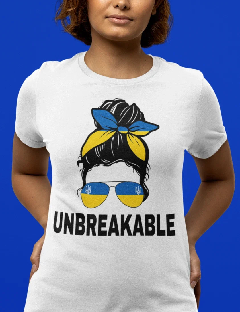 Ukraine T-shirt Unbreakable  Ukraine Flag T shirt Ukrainian Pride T Shirt Unisex T-shirt, Sweatshirt, Hoodie, Long Sleeve Tee - T-Shirt, Sweatshirt, Hoodie