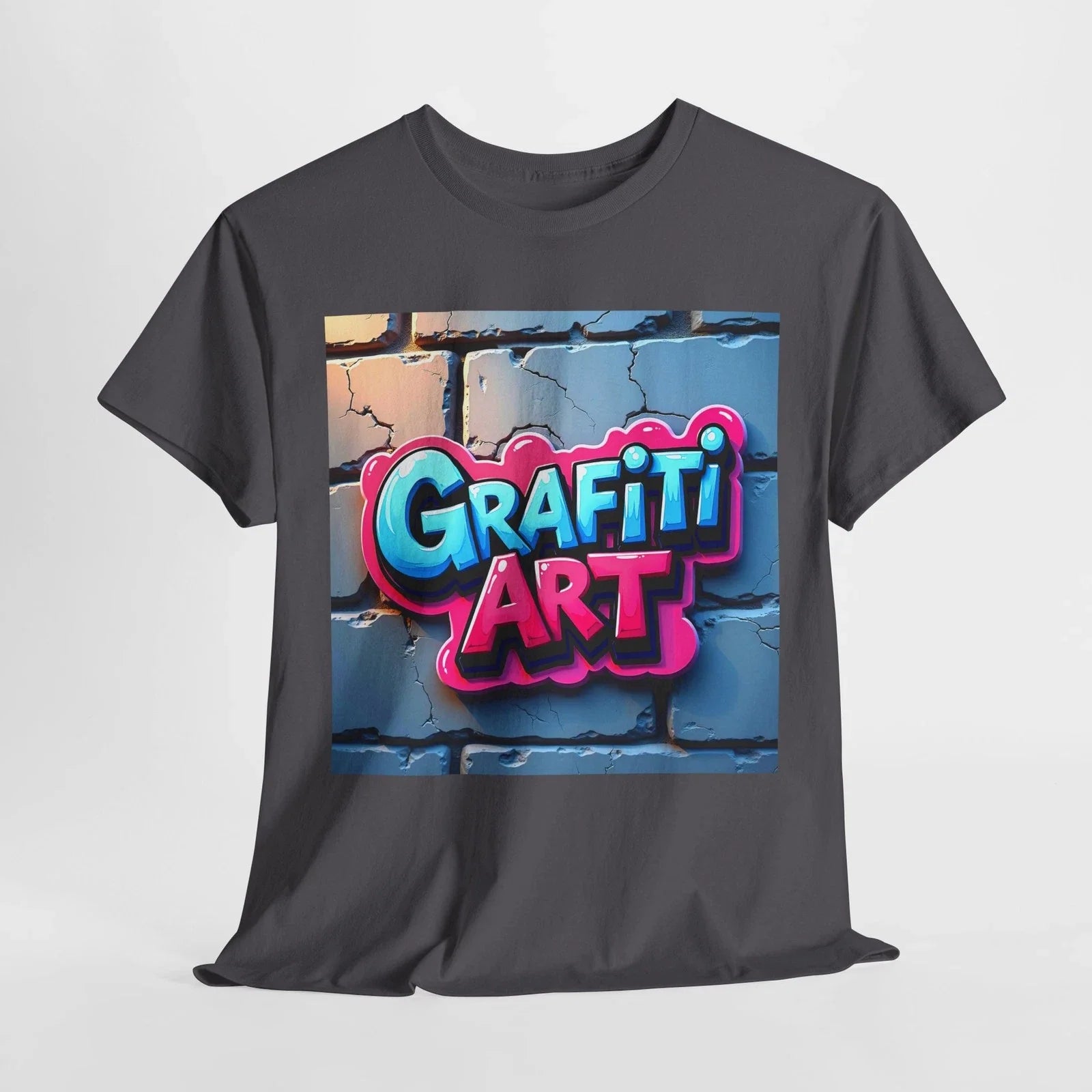 Graffiti Art Unisex Heavy Cotton Tee, Trendy Streetwear Shirt, Casual [...] Unisex T-shirt, Sweatshirt, Hoodie, Long Sleeve Tee - T-Shirt, Sweatshirt, Hoodie