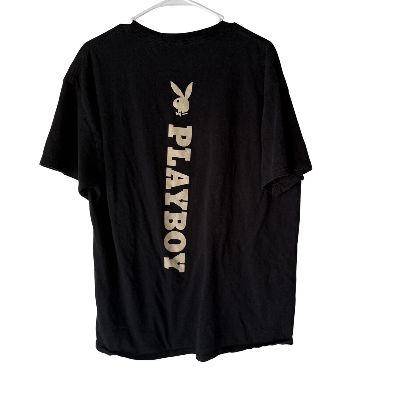 Playboy Vintage 90s Y2k T Shirt Black Mens XL Graphic Tee Bunny Logo Unisex T-shirt, Sweatshirt, Hoodie, Long Sleeve Tee - T-Shirt, Sweatshirt, Hoodie