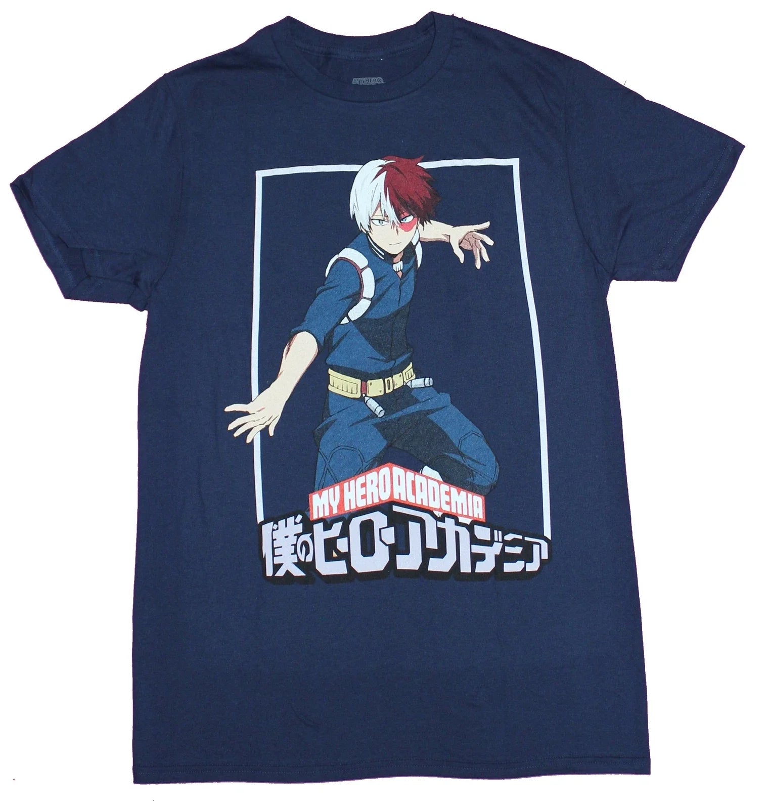 My Hero Academia Adult New T-Shirt - Shoto Todoroki Action Ready Pic Unisex T-shirt, Sweatshirt, Hoodie, Long Sleeve Tee - T-Shirt, Sweatshirt, Hoodie