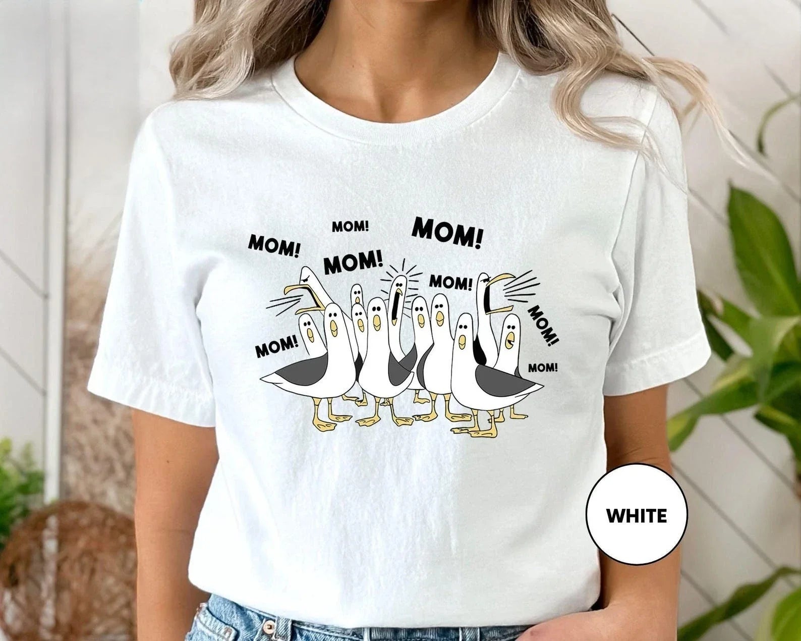 Funny Seagull Mom Mom Meme Cute Bird Lover Gift T-shirt Unisex T-shirt, Sweatshirt, Hoodie, Long Sleeve Tee - T-Shirt, Sweatshirt, Hoodie