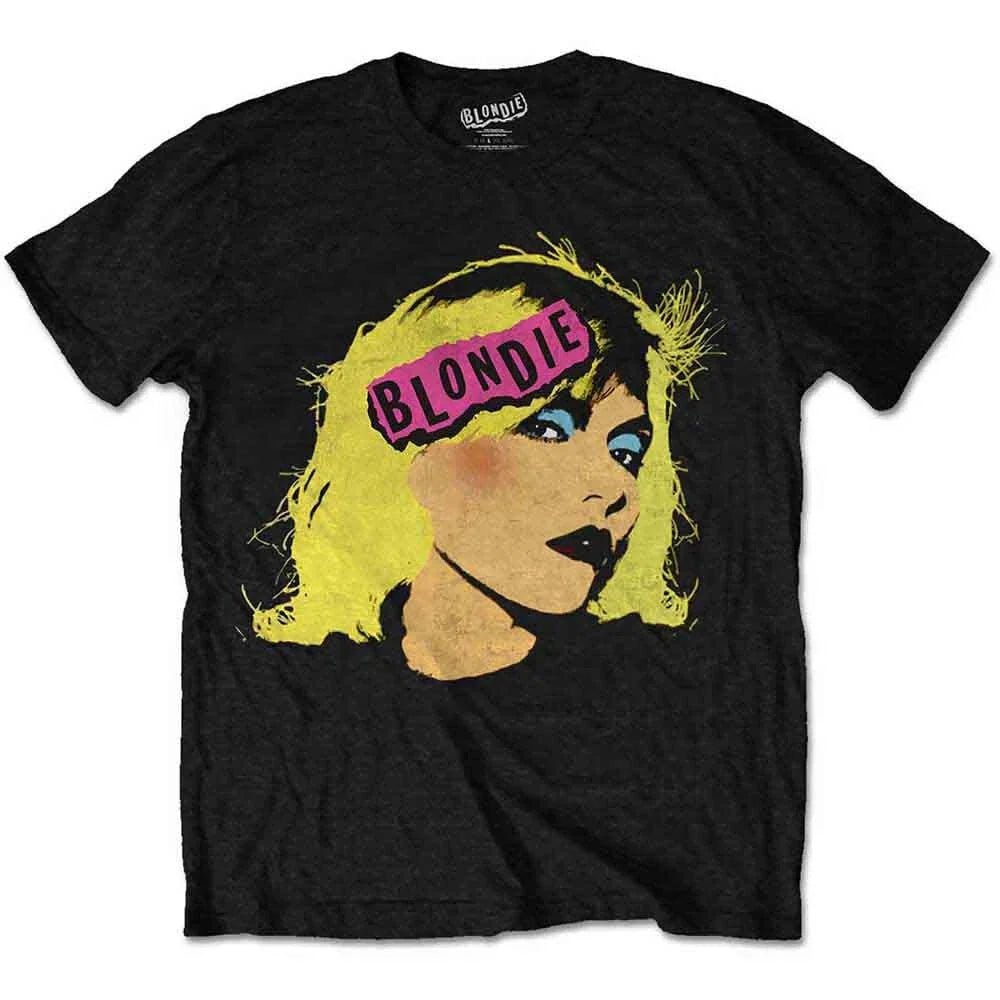 Blondie Punk Logo T-Shirt Black New Unisex T-shirt, Sweatshirt, Hoodie, Long Sleeve Tee - T-Shirt, Sweatshirt, Hoodie