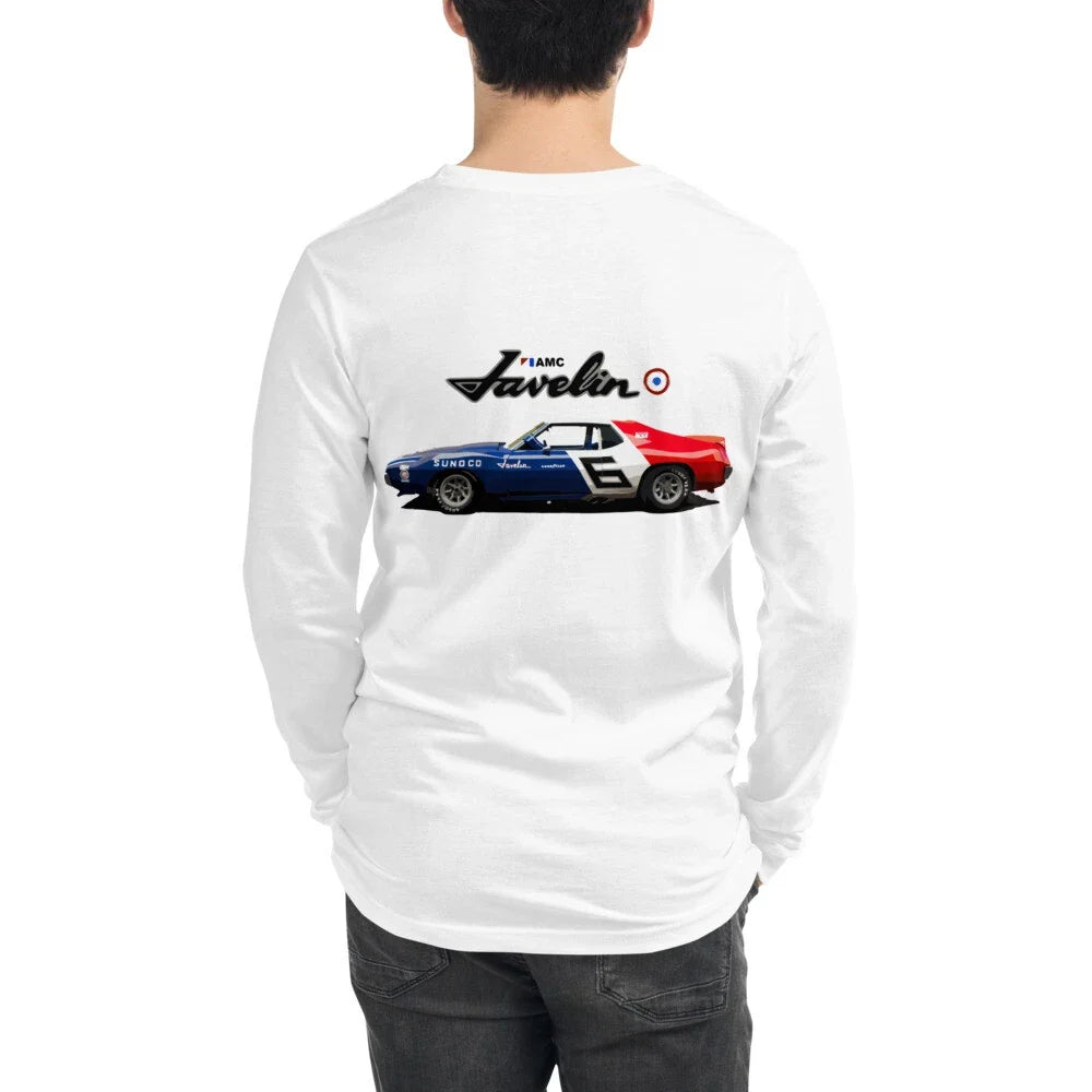 1971 AMC Javelin Trans AM Race Car Unisex Long Sleeve Tee Unisex T-shirt, Sweatshirt, Hoodie, Long Sleeve Tee - T-Shirt, Sweatshirt, Hoodie