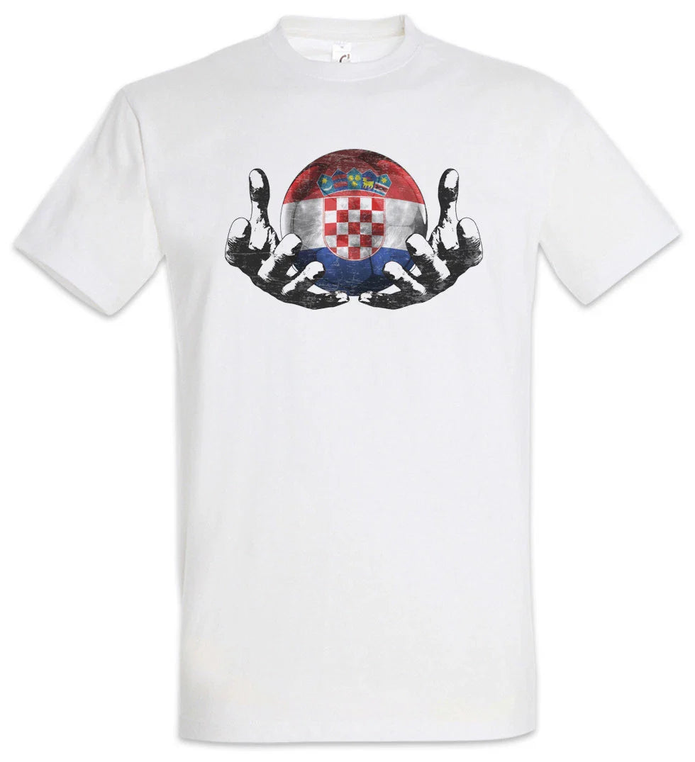 Croatia Football Magic Ball T-Shirt croatian Soccer Flag World Championship Unisex T-shirt, Sweatshirt, Hoodie, Long Sleeve Tee - T-Shirt, Sweatshirt, Hoodie
