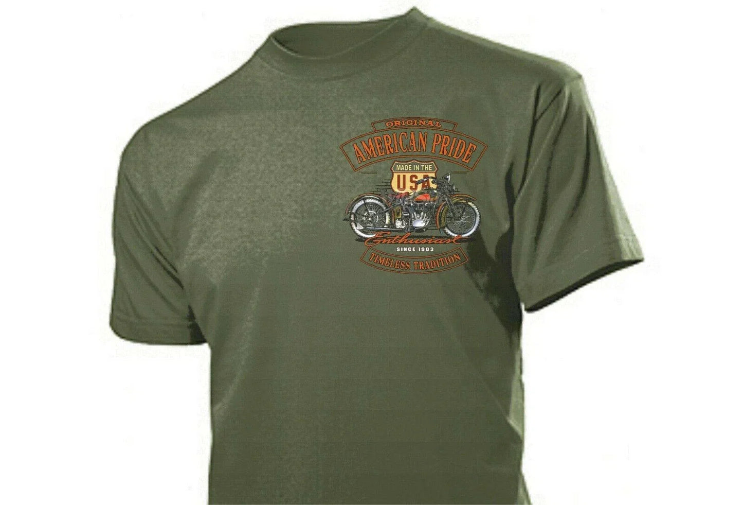 The American Pride Timeless Tradition Motorcycle Rockabilly Biker Shirt US Unisex T-shirt, Sweatshirt, Hoodie, Long Sleeve Tee - T-Shirt, Sweatshirt, Hoodie