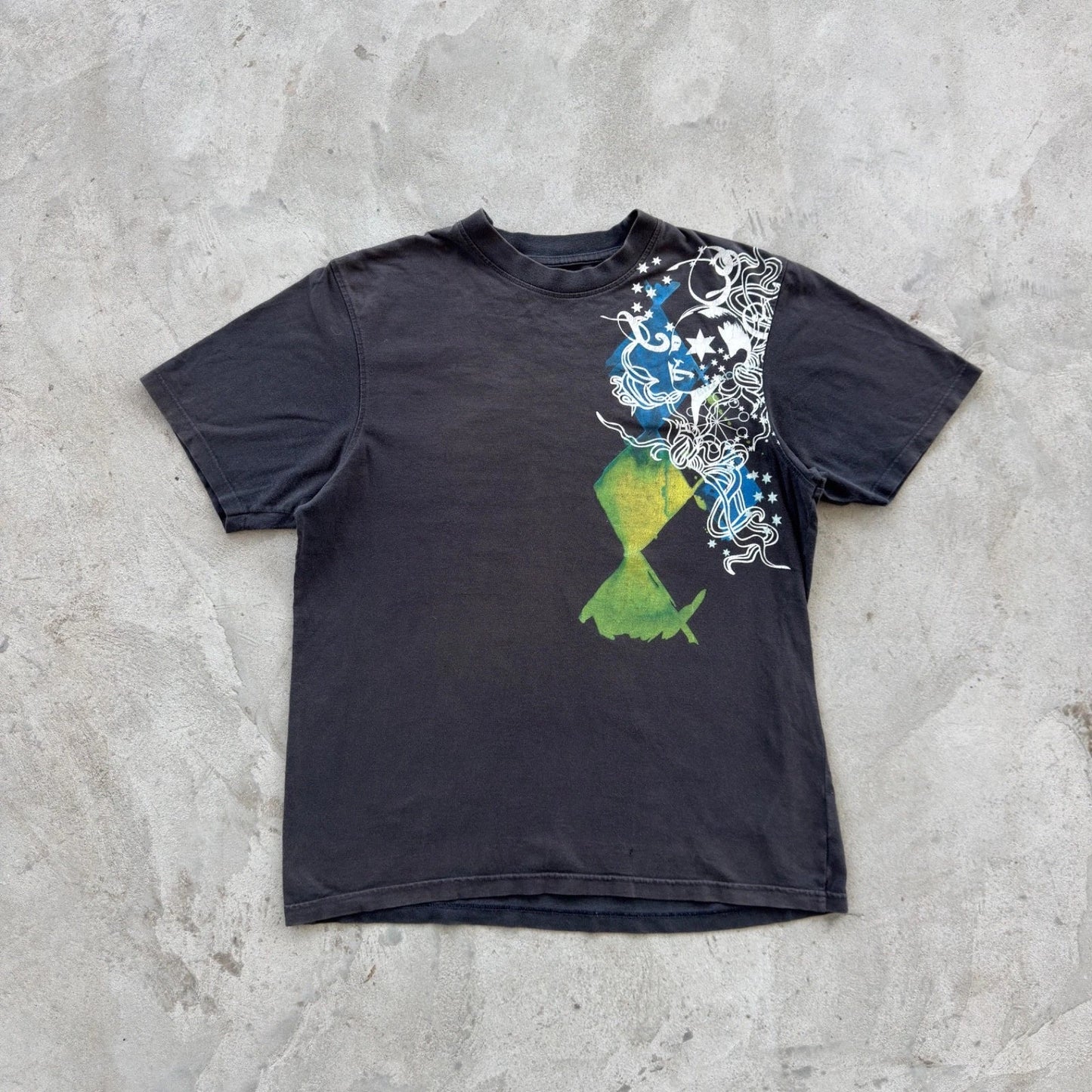Billabong T-Shirt Black Graphic Surf Skate Y2K Streetwear Faded Men Size M Unisex T-shirt, Sweatshirt, Hoodie, Long Sleeve Tee - T-Shirt, Sweatshirt, Hoodie