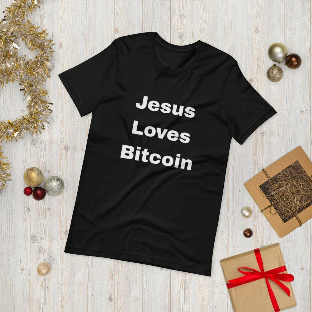 Jesus loves bitcoin unisex t-shirt Unisex T-shirt, Sweatshirt, Hoodie, Long Sleeve Tee - T-Shirt, Sweatshirt, Hoodie