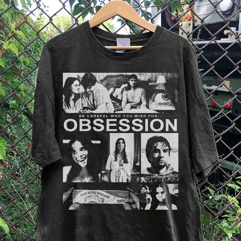 Obsession Movie 2026 Shirt, Vintage Movie Shirt, Gothic Horror Graphic Tee Unisex T-shirt, Sweatshirt, Hoodie, Long Sleeve Tee - T-Shirt, Sweatshirt, Hoodie