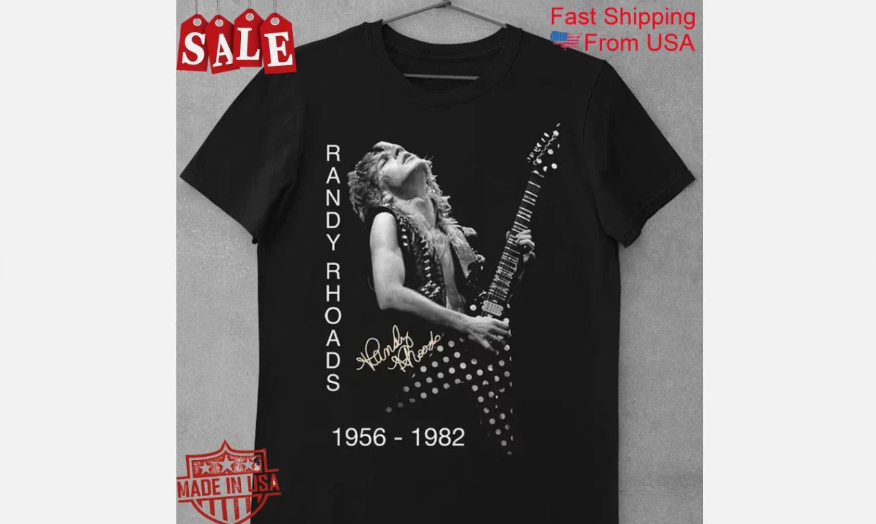 Randy Rhoads 1956-1982 Gift For Fans Unisex All Size Shirt Unisex T-shirt, Sweatshirt, Hoodie, Long Sleeve Tee - T-Shirt, Sweatshirt, Hoodie