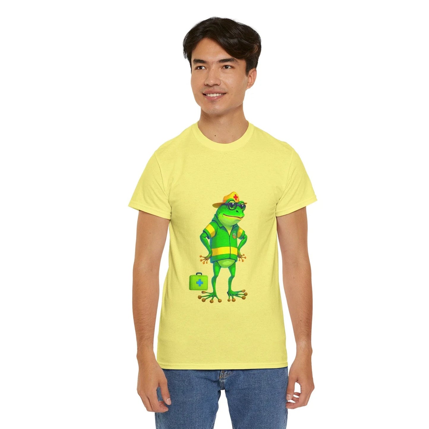 Medic Frog Tee | Cartoon Frog Paramedic Illustration Unisex T-shirt, Sweatshirt, Hoodie, Long Sleeve Tee - T-Shirt, Sweatshirt, Hoodie