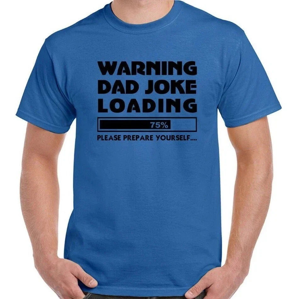 HOT 2026 Mens Funny Dad Joke Loading T-Shirt Bad Humour Slogan Fathers Day Xmas Unisex T-shirt, Sweatshirt, Hoodie, Long Sleeve Tee - T-Shirt, Sweatshirt, Hoodie