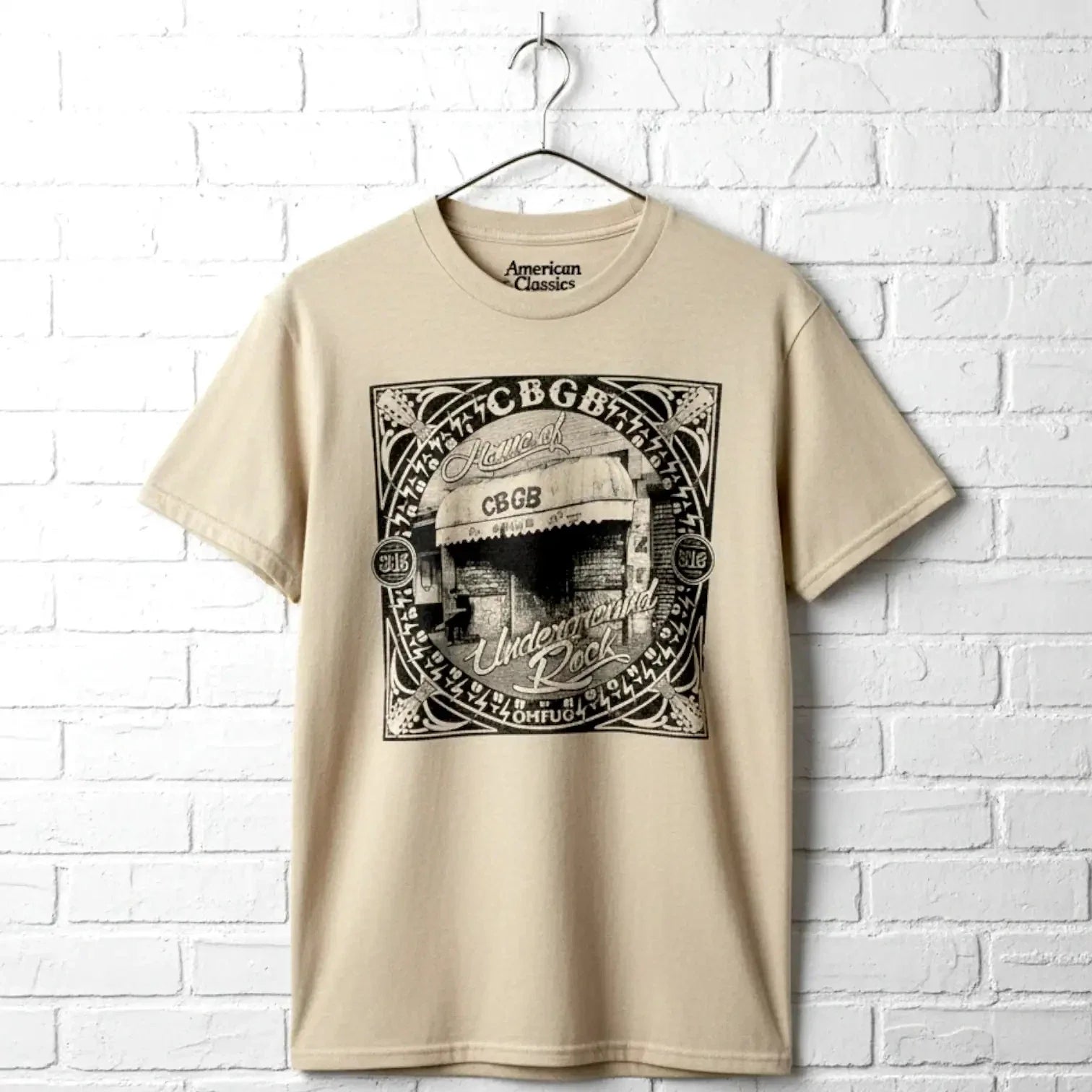 CBGB OMFUG Men's T Shirt NYC Storefront 315 Bowery Punk Rock Vintage Music Merch Unisex T-shirt, Sweatshirt, Hoodie, Long Sleeve Tee - T-Shirt, Sweatshirt, Hoodie