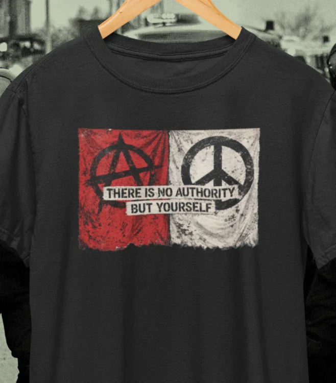 Crass No Authority Anarcho Punk Rock T-Shirt / Anarchy Peace 5000 Hardcore Tee Unisex T-shirt, Sweatshirt, Hoodie, Long Sleeve Tee - T-Shirt, Sweatshirt, Hoodie