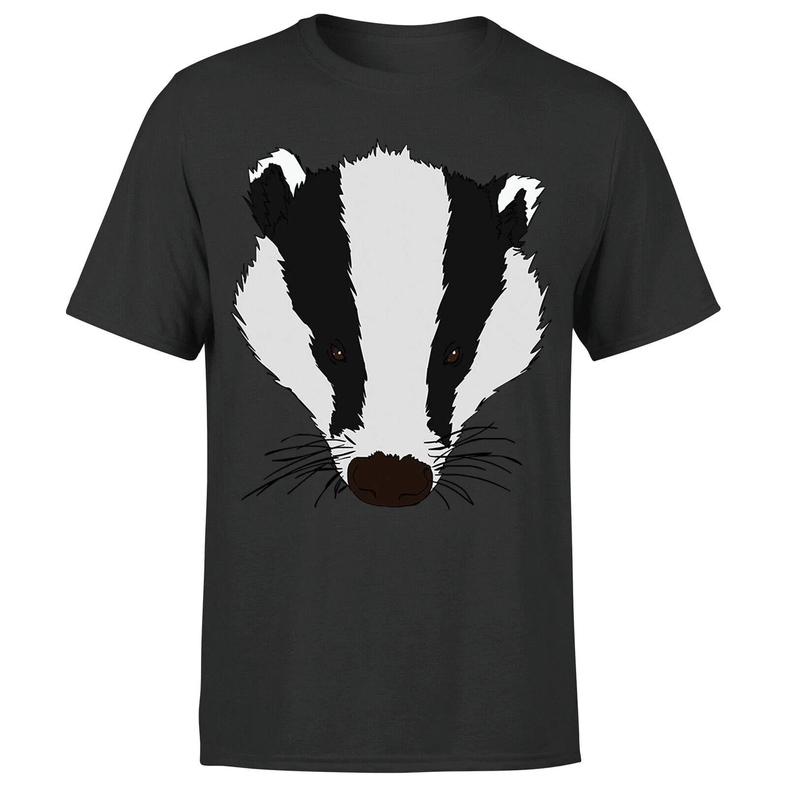 Badger Animal Face Ani Mates Mens Funny Novelty  T-Shirt #Or#P1#A#2 Unisex T-shirt, Sweatshirt, Hoodie, Long Sleeve Tee - T-Shirt, Sweatshirt, Hoodie