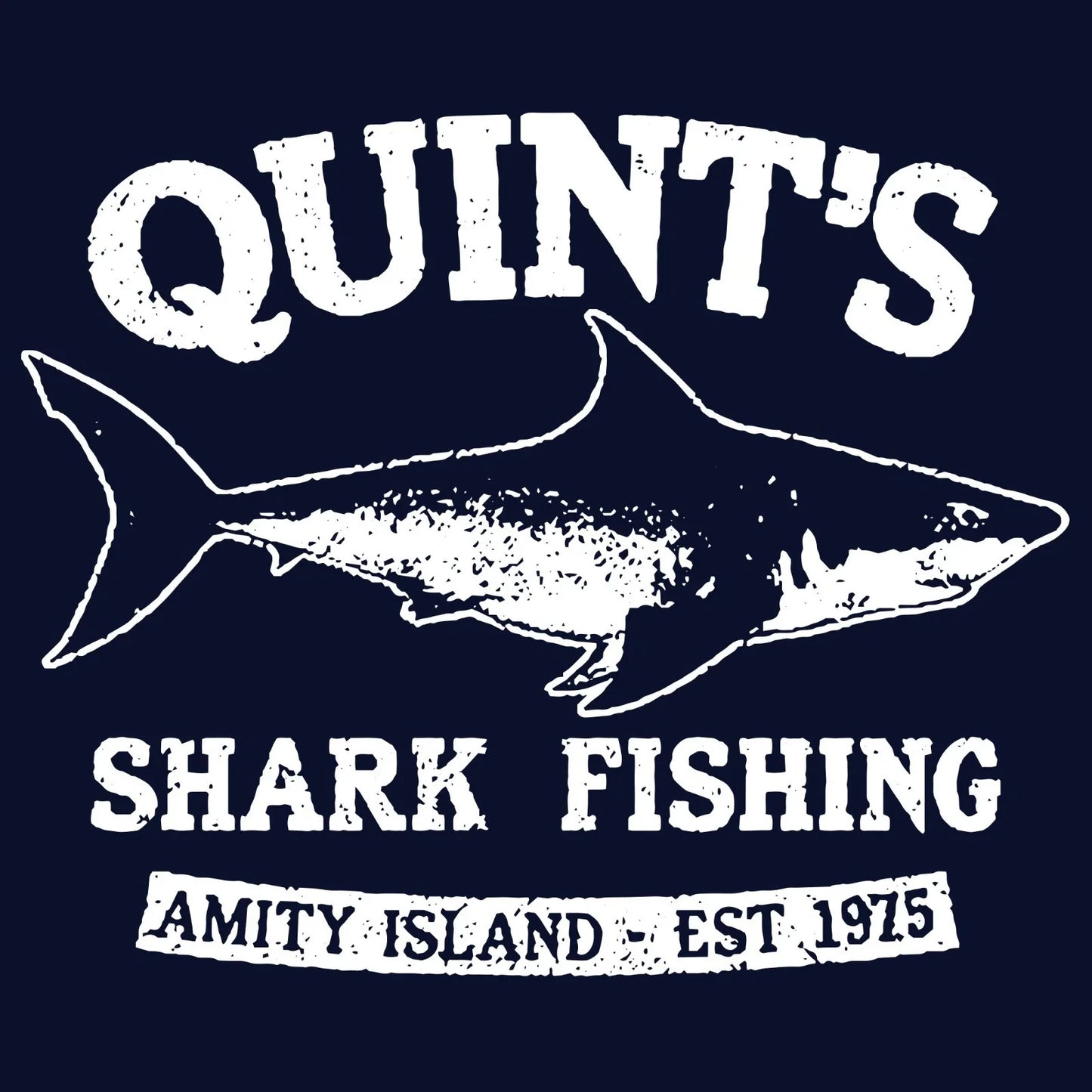 Quints Shark Fishing T Shirt Jaws Amity Island Horror Movie Fan Tee  SM-5XL Unisex T-shirt, Sweatshirt, Hoodie, Long Sleeve Tee - T-Shirt, Sweatshirt, Hoodie