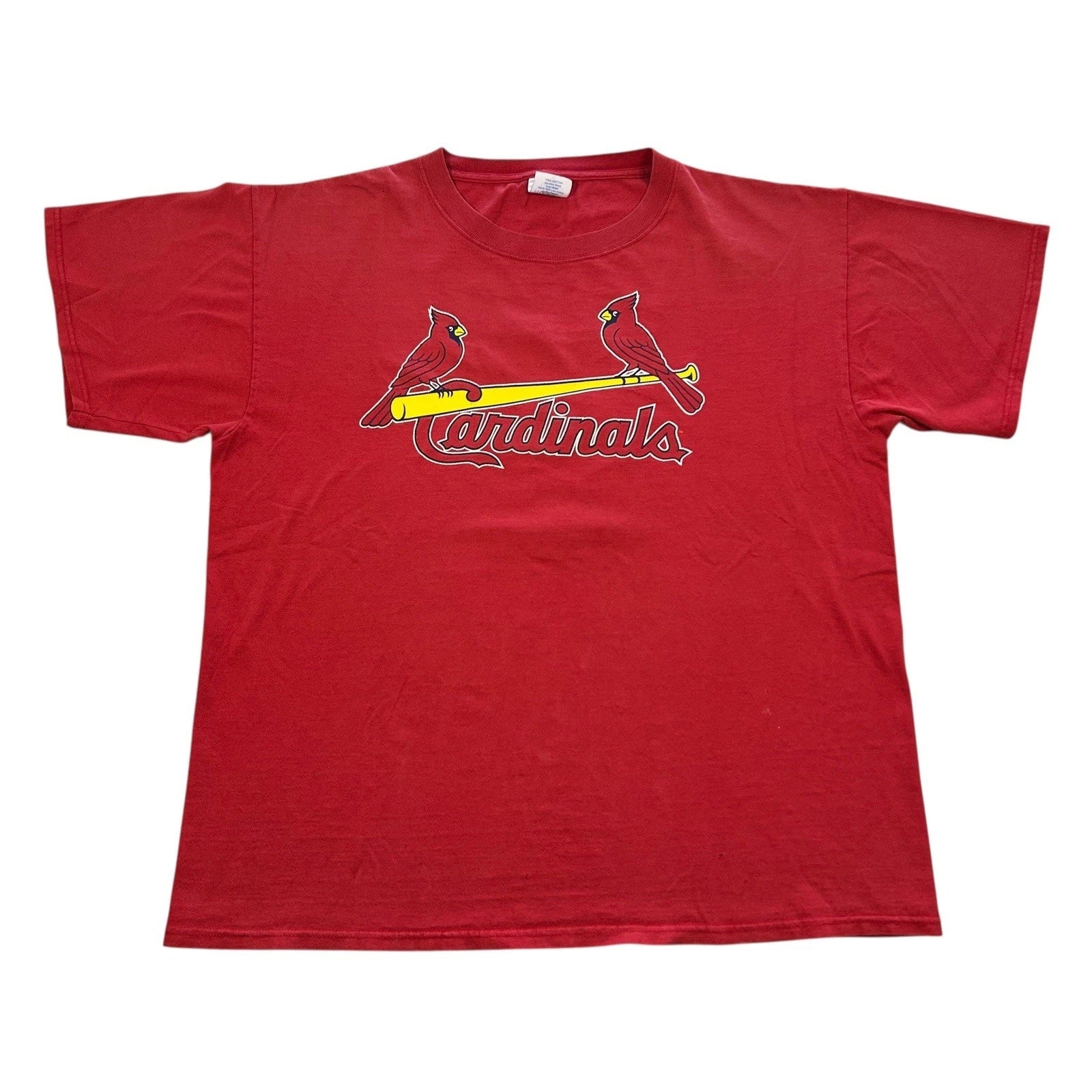 Vintage y2k 2000s Albert Pujols Number 5 St. Louis Cardinals Graphic Shirt 2XL Unisex T-shirt, Sweatshirt, Hoodie, Long Sleeve Tee - T-Shirt, Sweatshirt, Hoodie