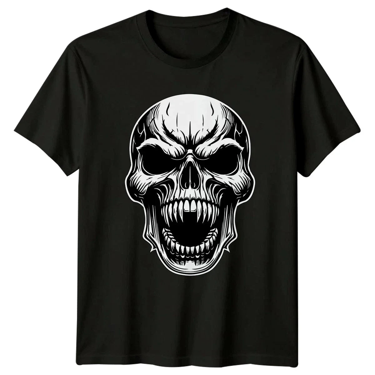 Art Devil Angry Fang T-Shirt Gothic Novelty Gift For Him And Her Unisex T-shirt, Sweatshirt, Hoodie, Long Sleeve Tee - T-Shirt, Sweatshirt, Hoodie
