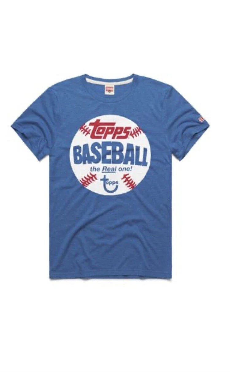 Topps Authentic Retro Blue Baseball Brand New T-shirt  *Limited Pre-order Unisex T-shirt, Sweatshirt, Hoodie, Long Sleeve Tee - T-Shirt, Sweatshirt, Hoodie