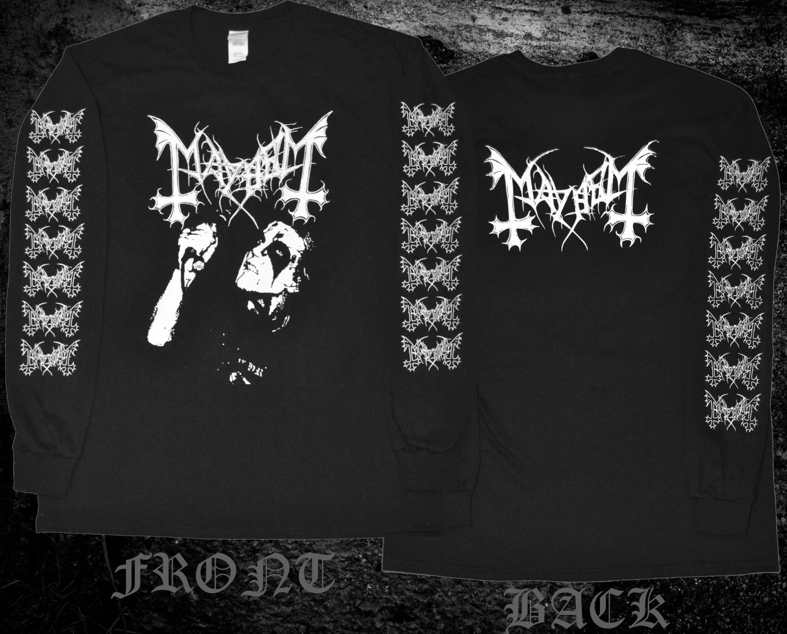 MAYHEM Dead Long Sleeve Shirt II satyricon thorns carpathian forest gehenna osbm Unisex T-shirt, Sweatshirt, Hoodie, Long Sleeve Tee - T-Shirt, Sweatshirt, Hoodie