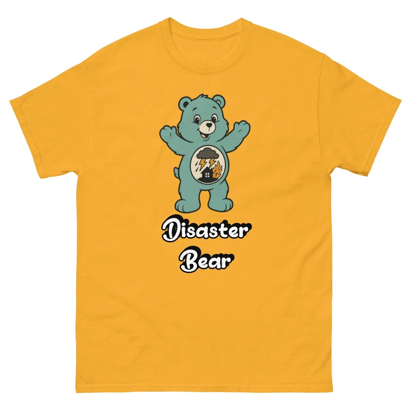 Unisex Disaster Bear Tee, Funny Care Bear T-Shirt, Care Bear Inspired Tee Unisex T-shirt, Sweatshirt, Hoodie, Long Sleeve Tee - T-Shirt, Sweatshirt, Hoodie