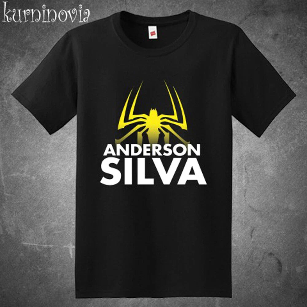 Anderson Silva Spider MMA Fighter Legend Men's Black Size S to 5XL Unisex T-shirt, Sweatshirt, Hoodie, Long Sleeve Tee - T-Shirt, Sweatshirt, Hoodie