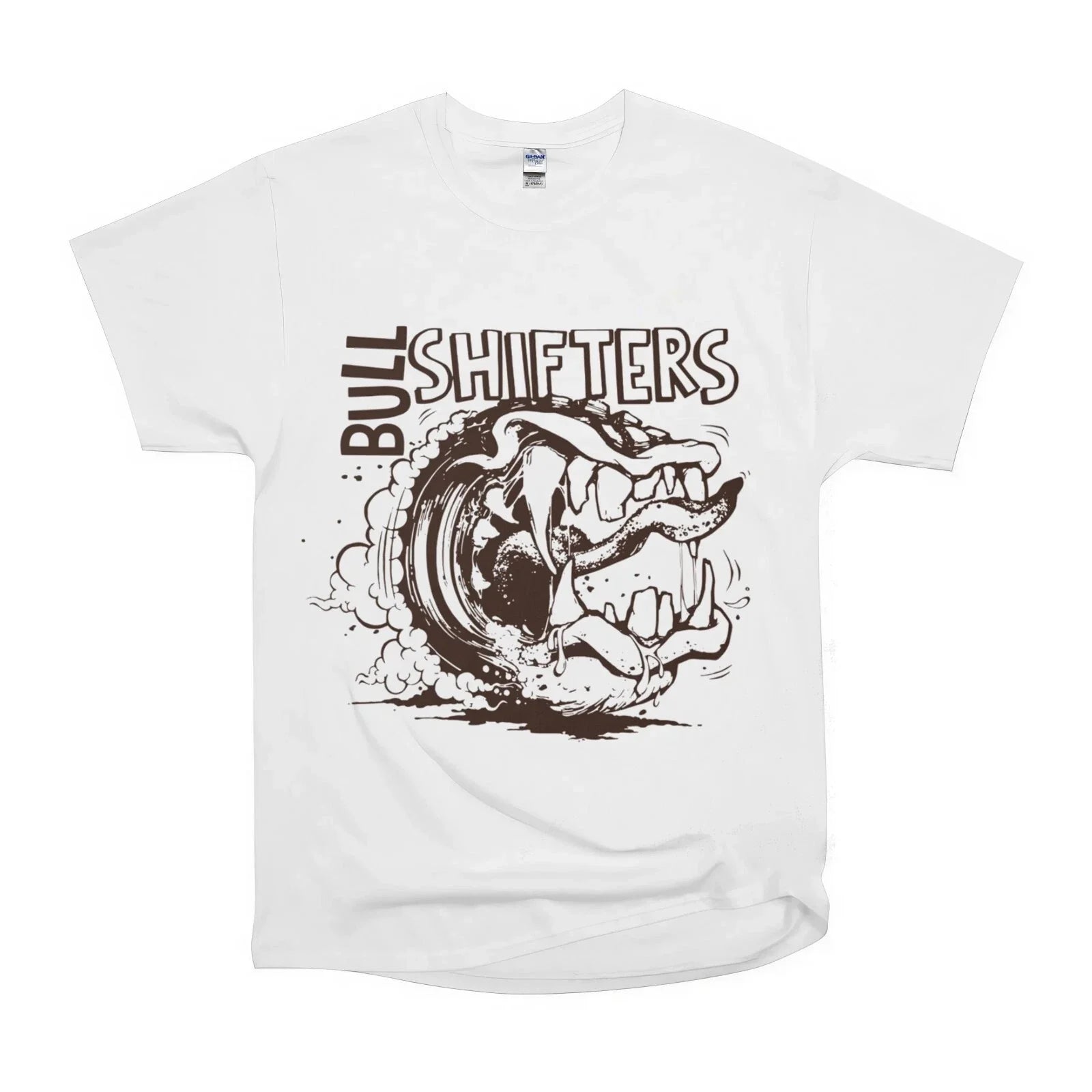 Bull Shifters Monster Tooth Cool Art Tee Classic NWT Gildan Size S-5XL T-Shirt Unisex T-shirt, Sweatshirt, Hoodie, Long Sleeve Tee - T-Shirt, Sweatshirt, Hoodie