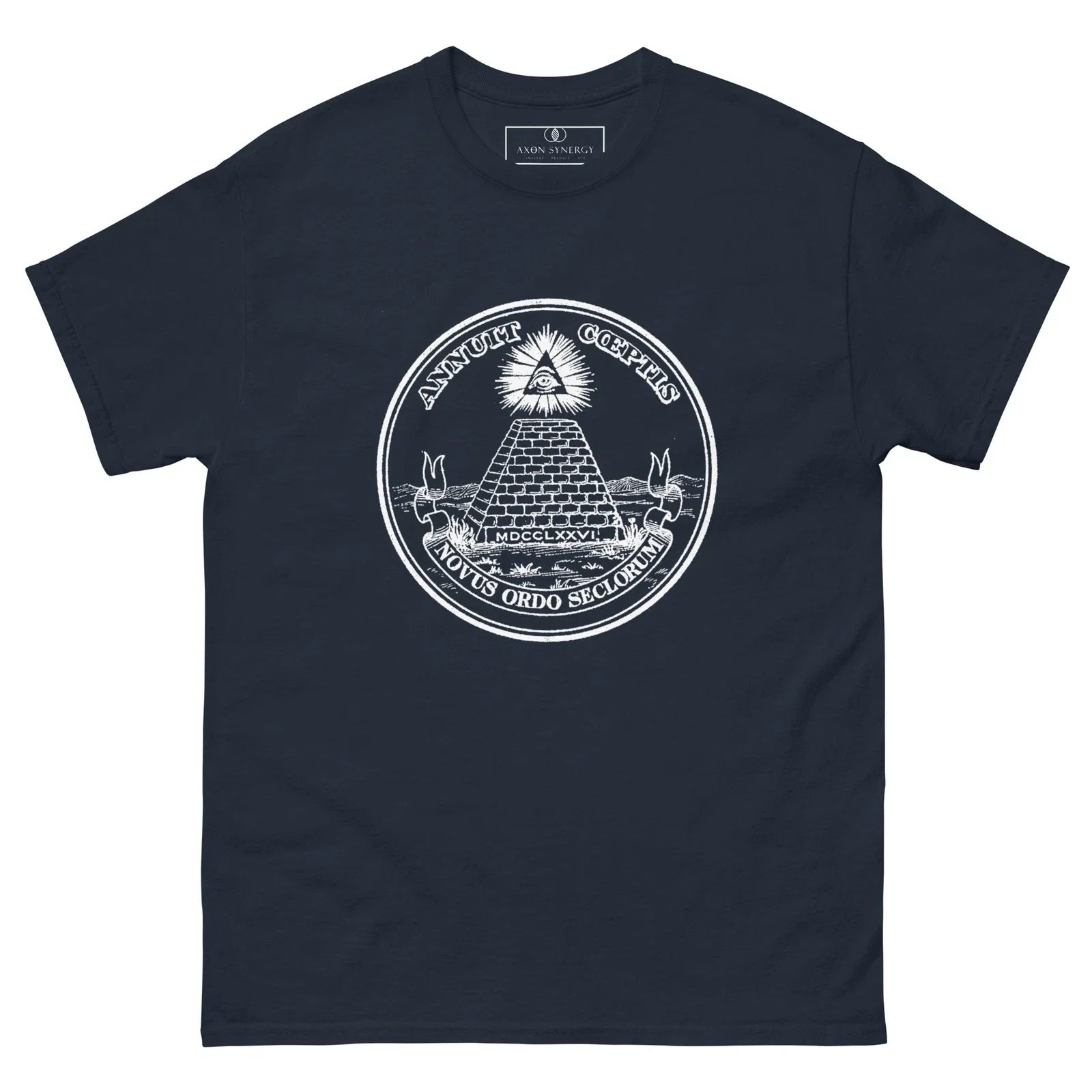 Official Illuminati T-Shirt - Pyramid & All-Seeing Eye | Premium Cotton Tee Unisex T-shirt, Sweatshirt, Hoodie, Long Sleeve Tee - T-Shirt, Sweatshirt, Hoodie