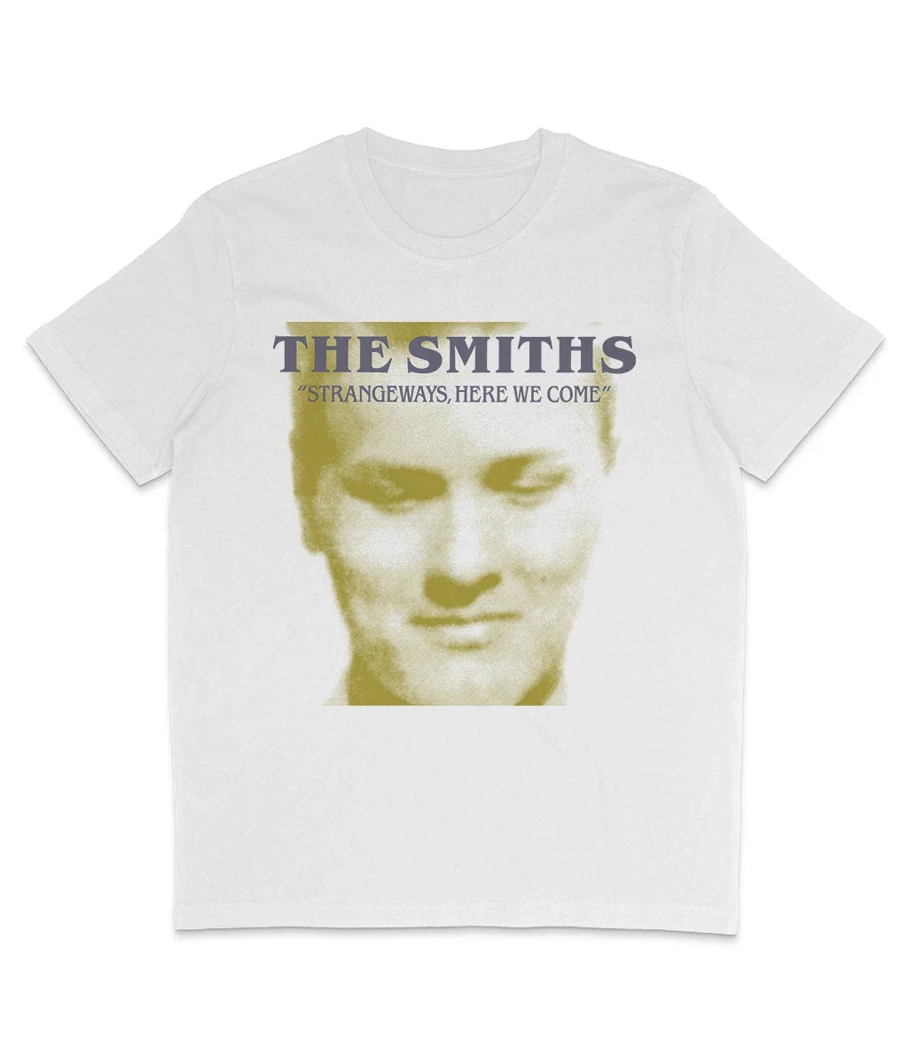 The Smiths - Strangeways, Here We Come - 1987 - Promo - Gold & Grey - Back Print Unisex T-shirt, Sweatshirt, Hoodie, Long Sleeve Tee - T-Shirt, Sweatshirt, Hoodie