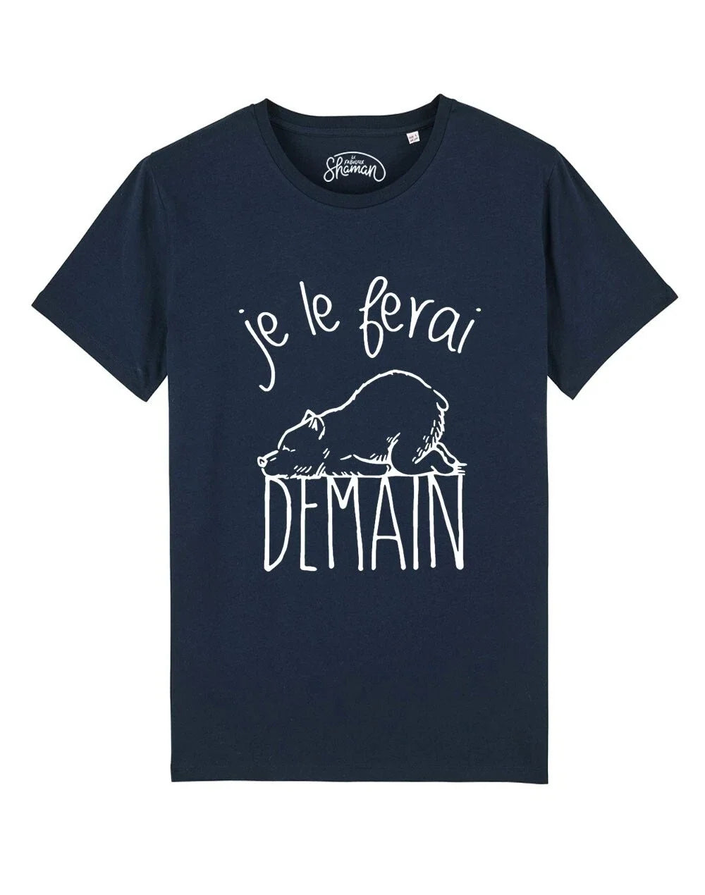 T-Shirt Man short Sleeve - I Will Do It Tomorrow Color Navy Blue Unisex T-shirt, Sweatshirt, Hoodie, Long Sleeve Tee - T-Shirt, Sweatshirt, Hoodie