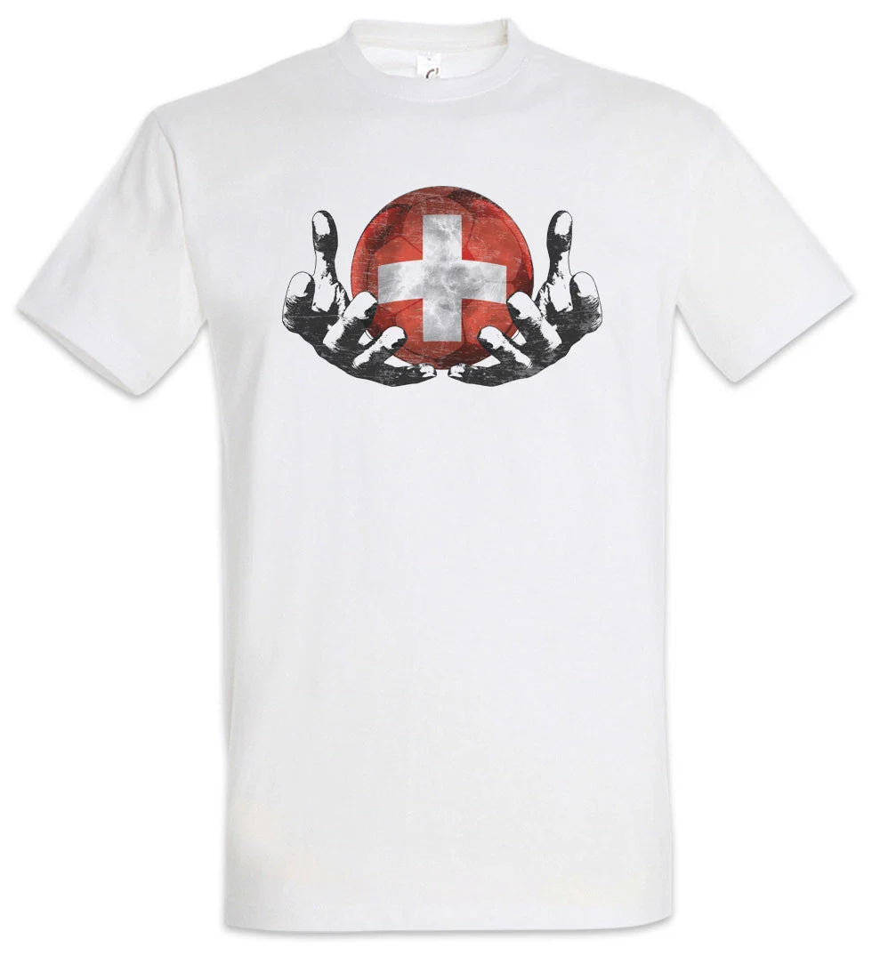 Switzerland Football Magic Ball T-Shirt swiss Soccer Flag World Championship Unisex T-shirt, Sweatshirt, Hoodie, Long Sleeve Tee - T-Shirt, Sweatshirt, Hoodie
