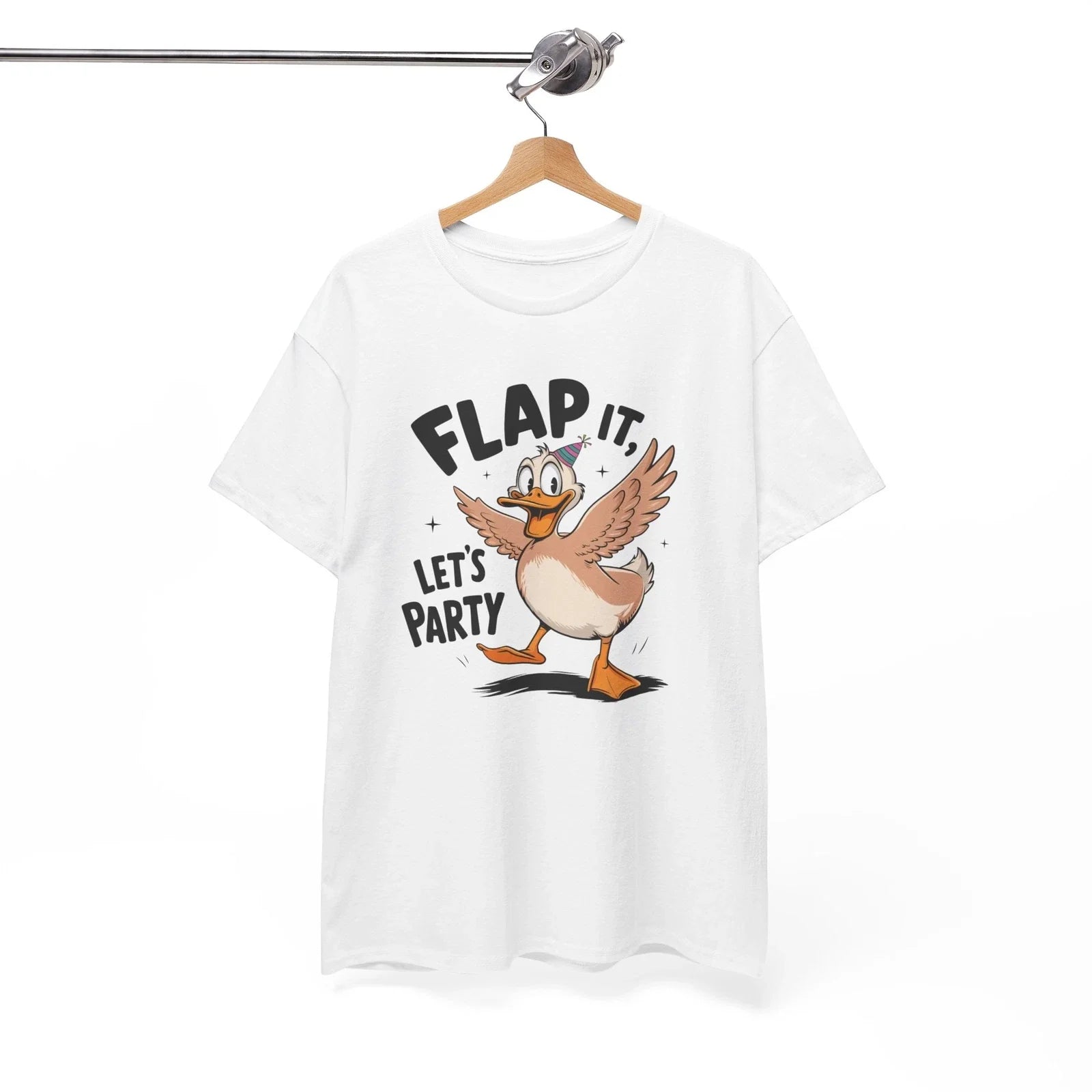 Flap it lets party T-Shirt - Clever Wordplay Tee for Funny People Unisex T-shirt, Sweatshirt, Hoodie, Long Sleeve Tee - T-Shirt, Sweatshirt, Hoodie