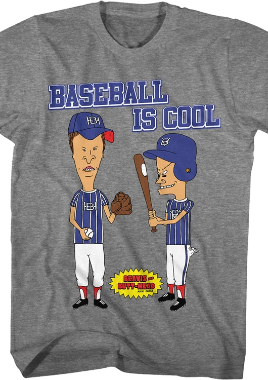 Baseball Is Cool Beavis And Butt-Head T-Shirt | S-5XL Unisex T-shirt, Sweatshirt, Hoodie, Long Sleeve Tee - T-Shirt, Sweatshirt, Hoodie