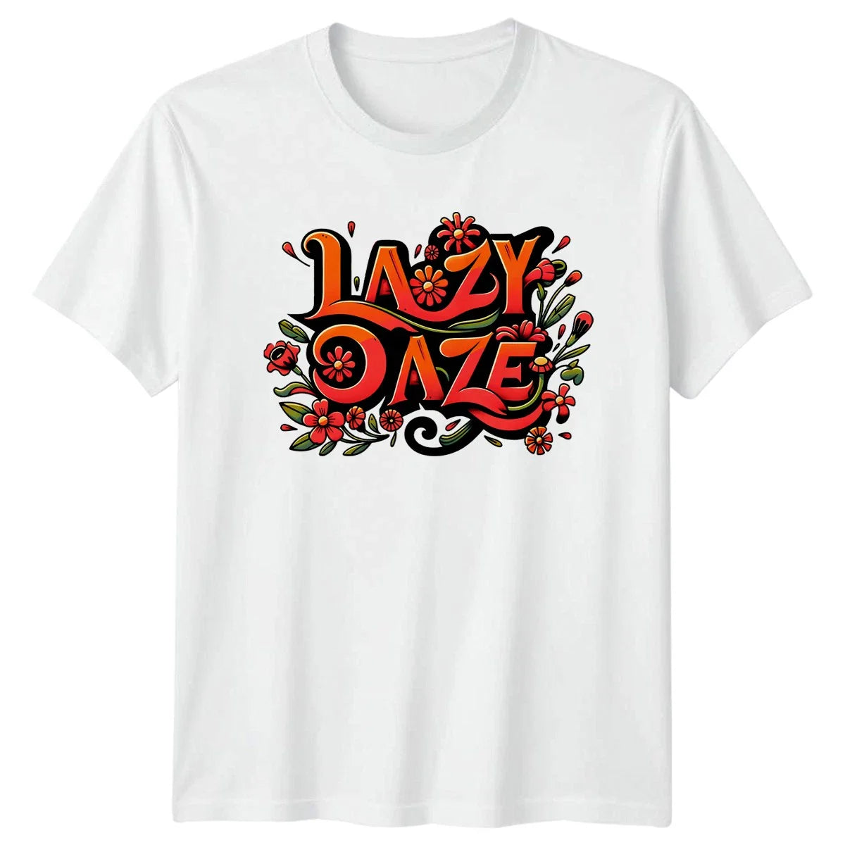 Lazy Daze T-Shirt Floral Lifestyle Relaxation Gift For Him And Her Unisex T-shirt, Sweatshirt, Hoodie, Long Sleeve Tee - T-Shirt, Sweatshirt, Hoodie
