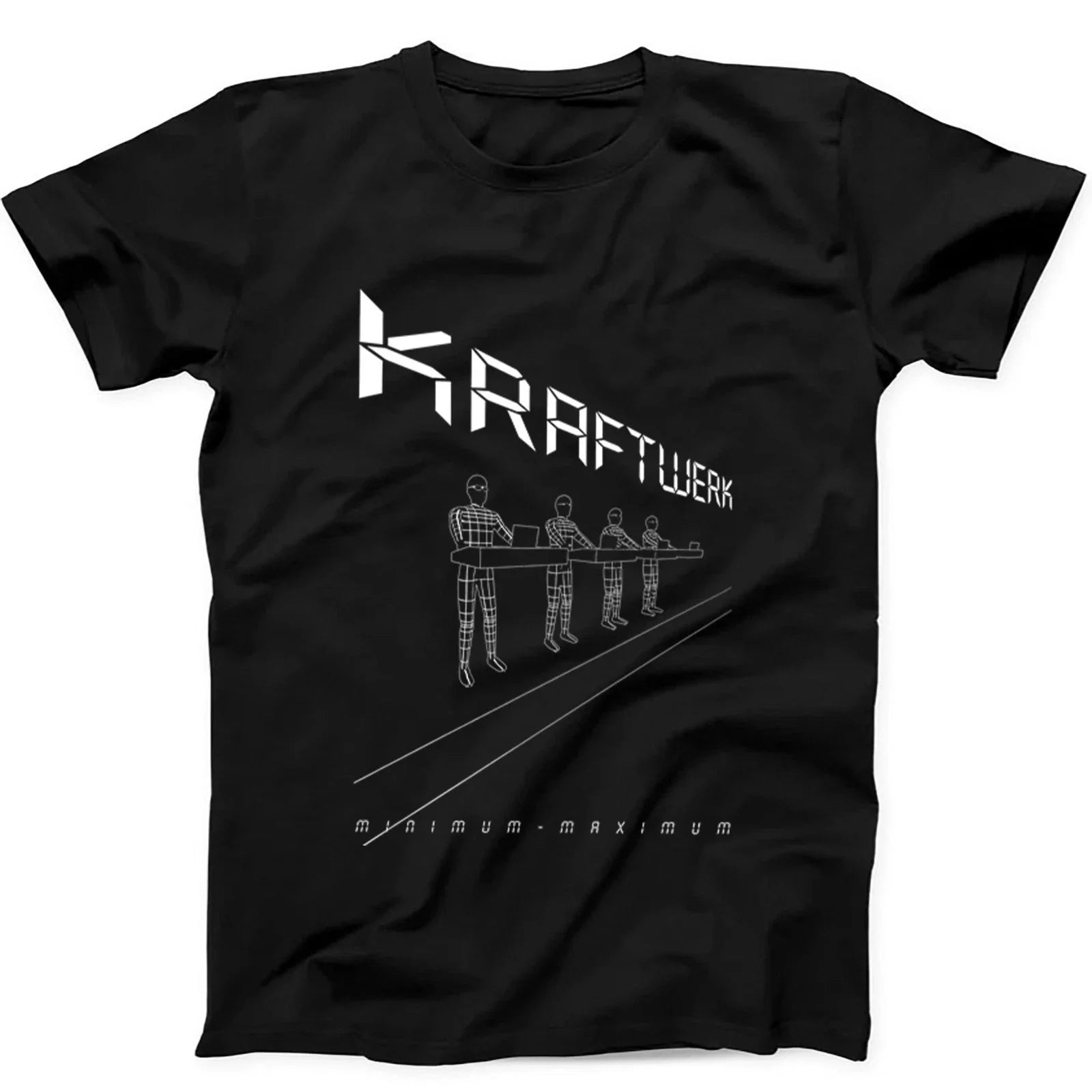 Kraftwerk Minimum Maximum Electronic Krautrock T Shirt Sweatshirt Hoodie P647 Unisex T-shirt, Sweatshirt, Hoodie, Long Sleeve Tee - T-Shirt, Sweatshirt, Hoodie