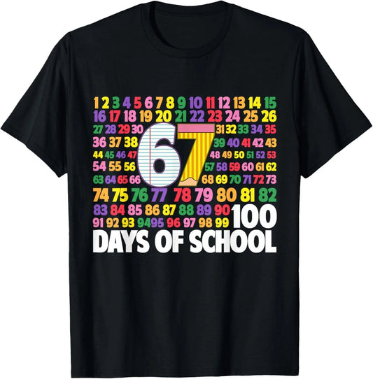 100th Day 67 100 Days of School Cool Teacher Unisex T-Shirt Unisex T-shirt, Sweatshirt, Hoodie, Long Sleeve Tee - T-Shirt, Sweatshirt, Hoodie