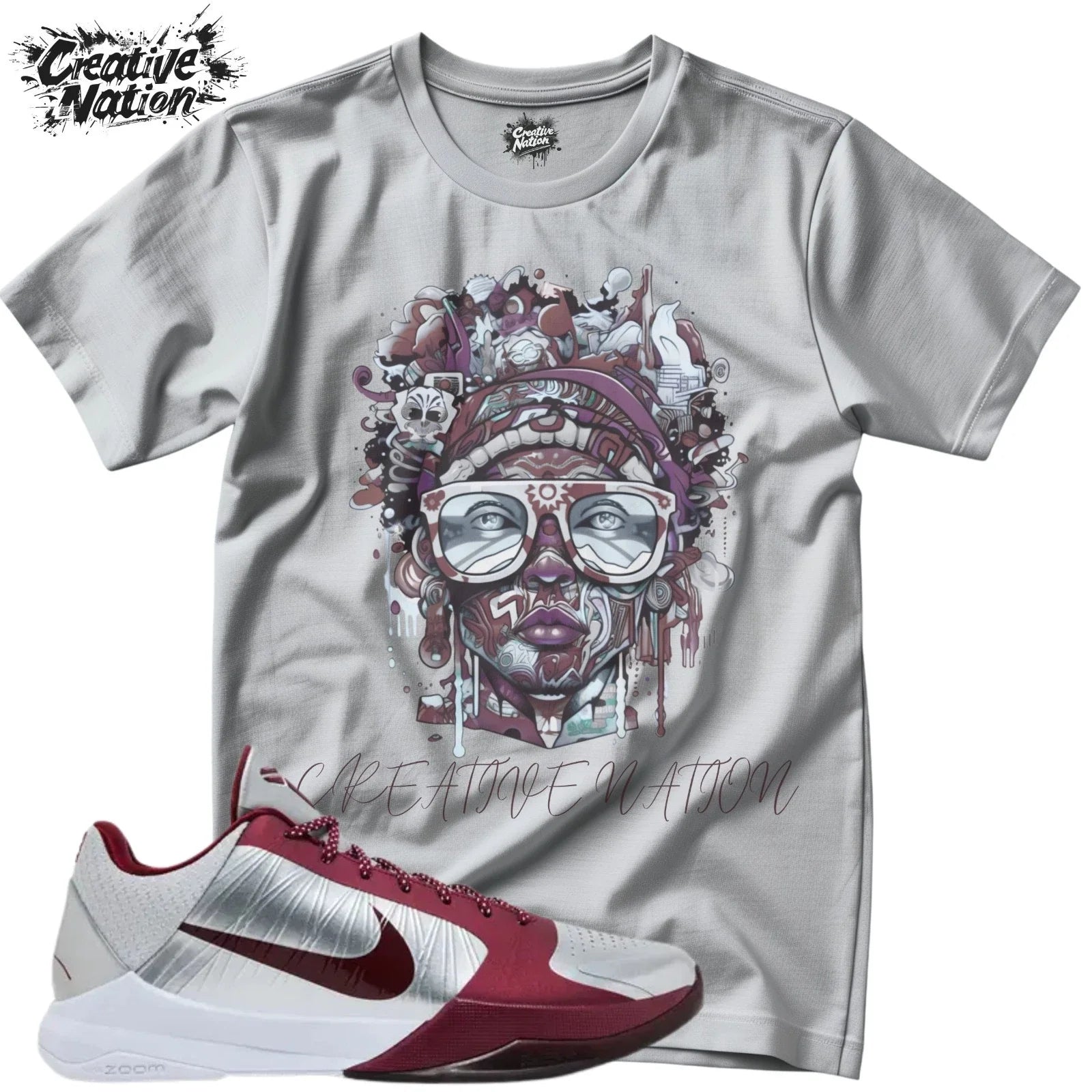 Shirt To Match 5 Unisex Tee Sneaker Shirt Psychedelic Shirt Sneaker Tee Outfit Unisex T-shirt, Sweatshirt, Hoodie, Long Sleeve Tee - T-Shirt, Sweatshirt, Hoodie