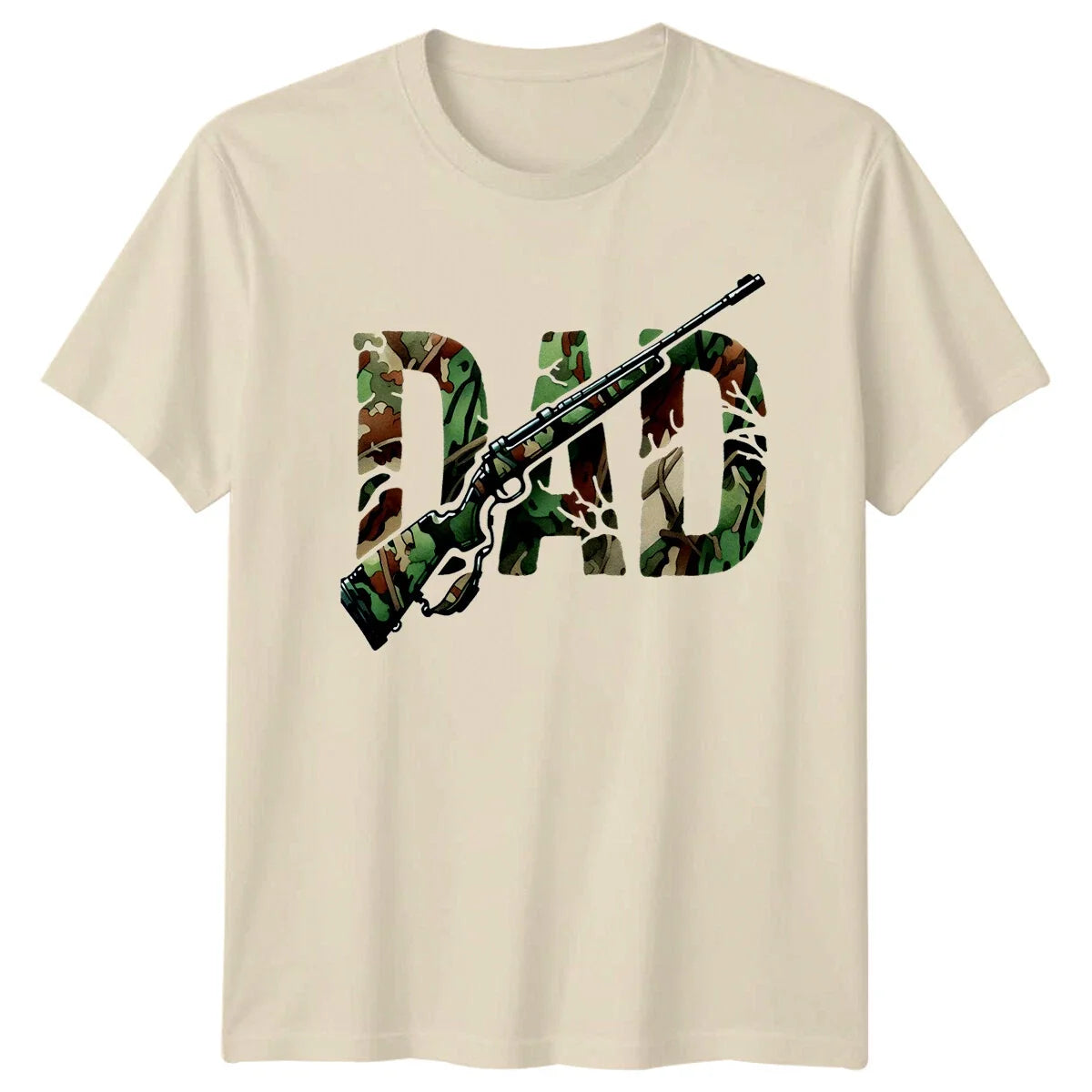 Dad Camo Hunting Rifle T-Shirt, Father's Day Gift For Hunter Unisex T-shirt, Sweatshirt, Hoodie, Long Sleeve Tee - T-Shirt, Sweatshirt, Hoodie
