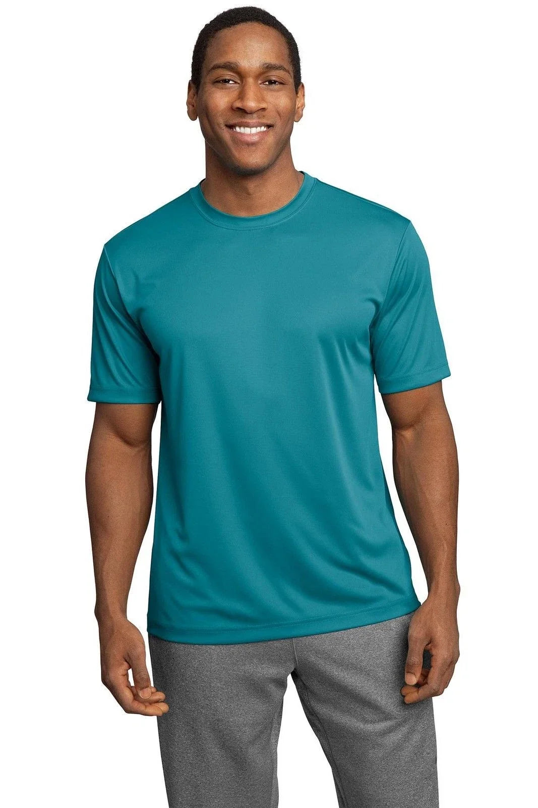 MEN'S MOISTURE WICKING DRY FIT Workout Running Short Sleeve T-SHIRT NEW ST350 Unisex T-shirt, Sweatshirt, Hoodie, Long Sleeve Tee - T-Shirt, Sweatshirt, Hoodie