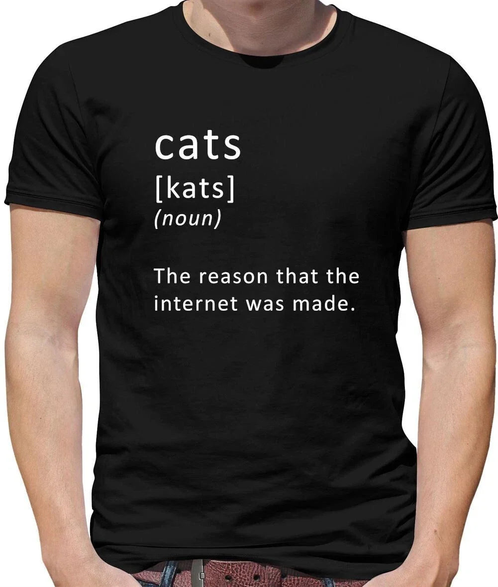 Funny Definition Cats - T-Shirt - Cat Pet Internet Same Funny Unisex T-shirt, Sweatshirt, Hoodie, Long Sleeve Tee - T-Shirt, Sweatshirt, Hoodie