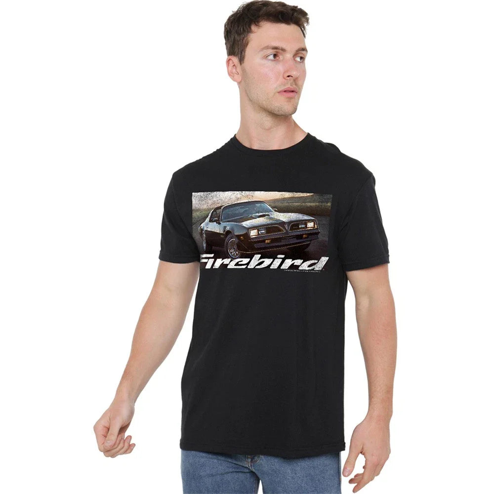 Pontiac Firebird 76 T-Shirt S-5XL, Black Unisex T-shirt, Sweatshirt, Hoodie, Long Sleeve Tee - T-Shirt, Sweatshirt, Hoodie