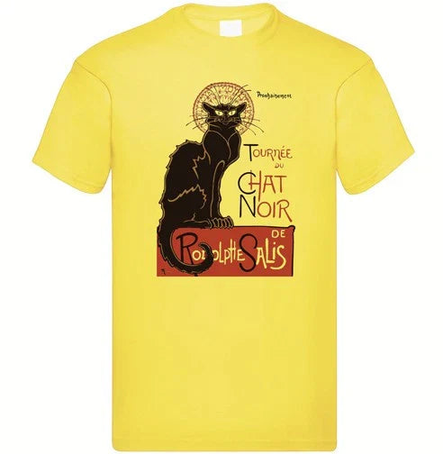 Le Chat Noir T Shirt Retro Paris Nightclub Poster Cabaret Moulin Rouge New S016 Unisex T-shirt, Sweatshirt, Hoodie, Long Sleeve Tee - T-Shirt, Sweatshirt, Hoodie