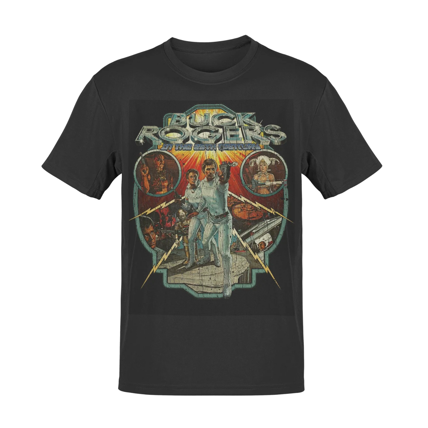 Buck Rogers Fan Art Horror Film Movie Funny Parody T Shirt Retro 90S Horror Unisex T-shirt, Sweatshirt, Hoodie, Long Sleeve Tee - T-Shirt, Sweatshirt, Hoodie
