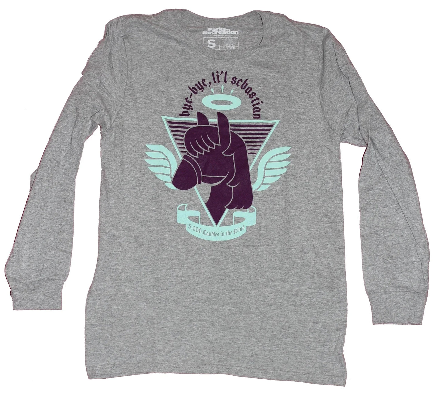 Parks And Recreation  Mens Long Sleeve T-Shirt- Bye Bye Lil Sebastian Unisex T-shirt, Sweatshirt, Hoodie, Long Sleeve Tee - T-Shirt, Sweatshirt, Hoodie